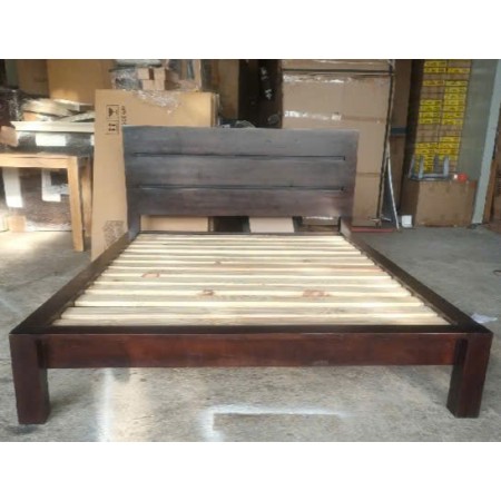 Oak 09 : Giường Ngủ Gỗ Sồi - Nệm 1m4 x 2m